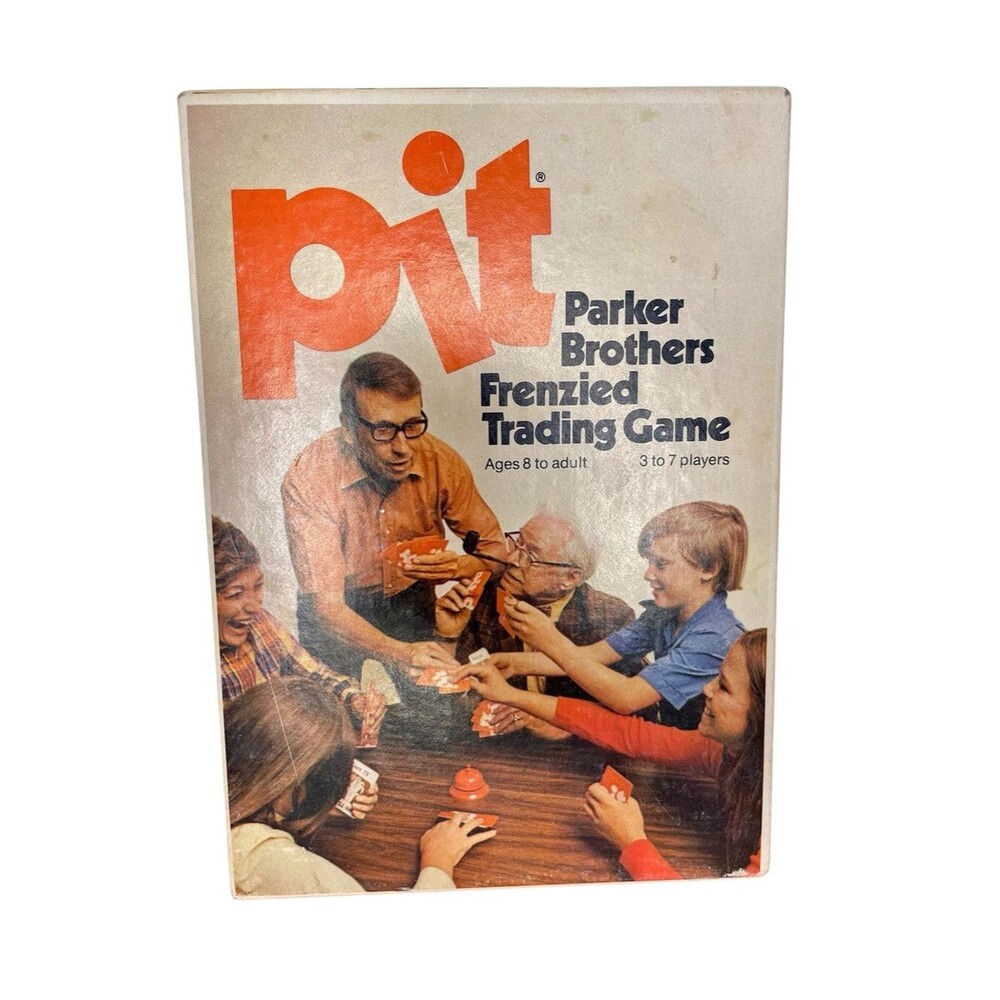 Parker Brothers Pit Card Game Vintage No 661 Frenzied Trading Commodities 1973
